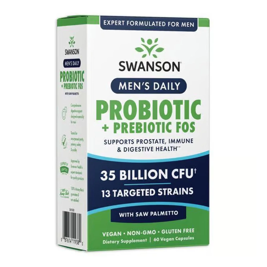 Swanson Men's Daily Probiotikum férfiaknak - 60db