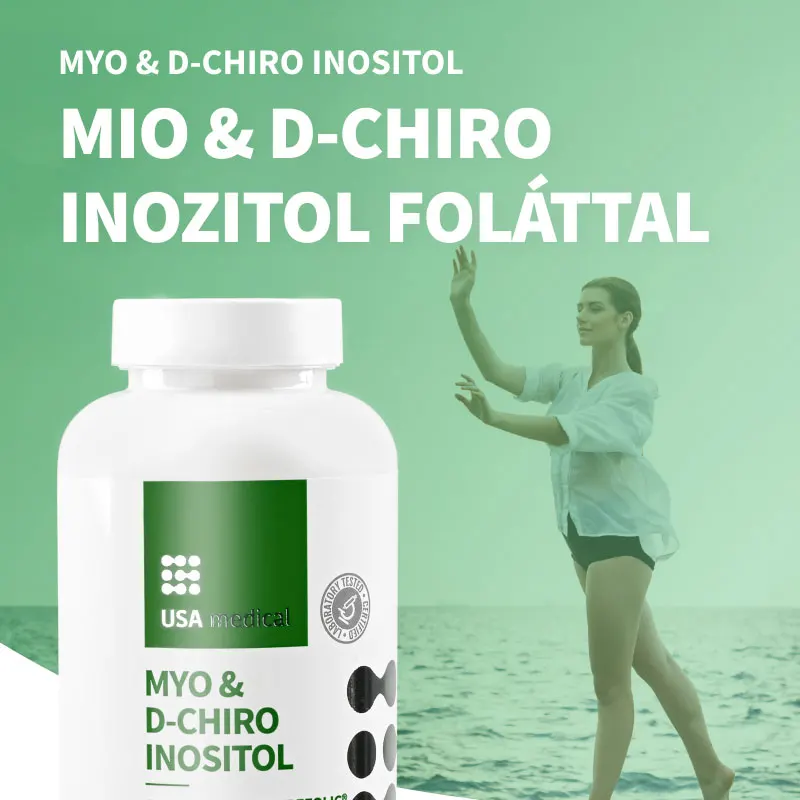USA Medical Myo és D-Chiro Inozitol Caromax kapszula - 60db