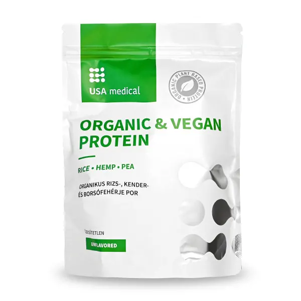 USA Medical Organikus vegán fehérje komplex - 500g