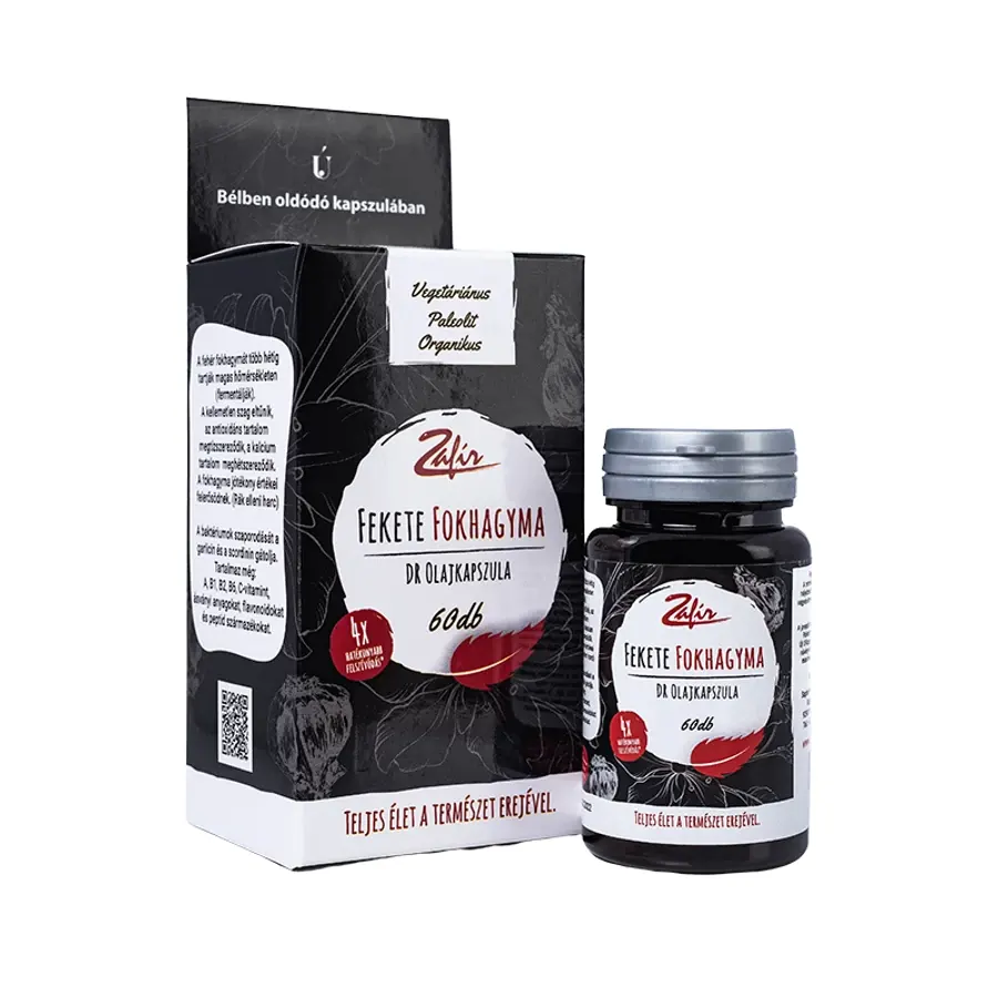 Zafír Fekete Fokhagyma kapszula - 60db