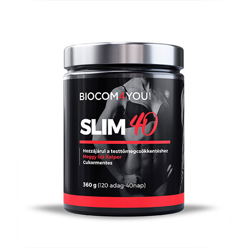 biocom-slim-40-italpor-meggy-izu-360g.jpg Biocom Slim 40 meggy ízű italpor - 360g