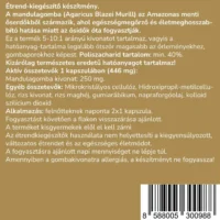 mushi-agaricus-mandulagomba-kivonat-osszetevok.webp Mushi Agaricus Mandulagomba kivonat - 60db