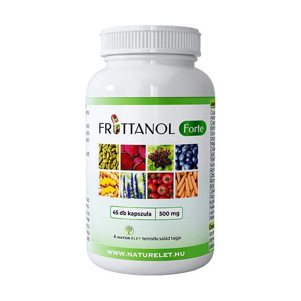 natur-elet-fruttanol-forte-kapszula.jpg Natúr Élet Fruttanol Forte kapszula a szív- és érrendszer támogatására - 45db