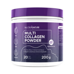 Nutri Nature Multi Collagen por feketeribizli ízű - 200g