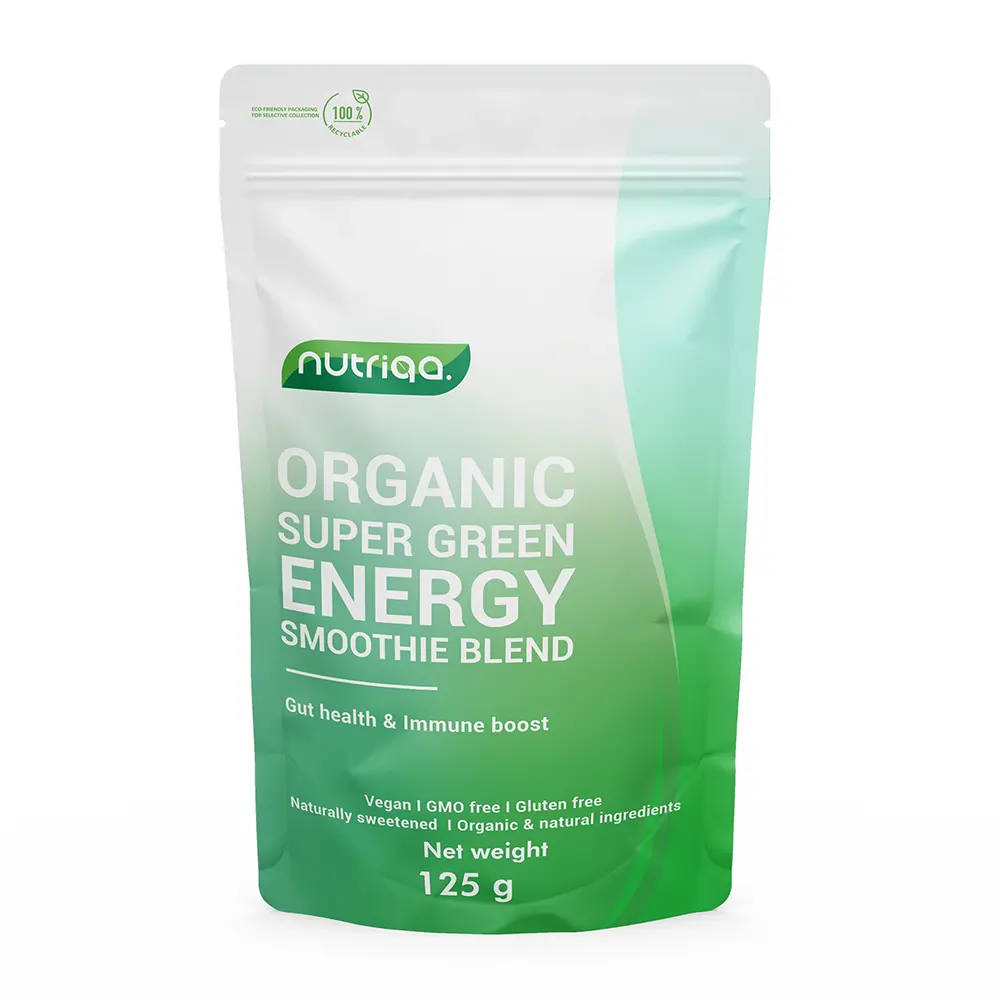 Nutriqa Bio Szuper Zöld Energia porkeverék - 125g