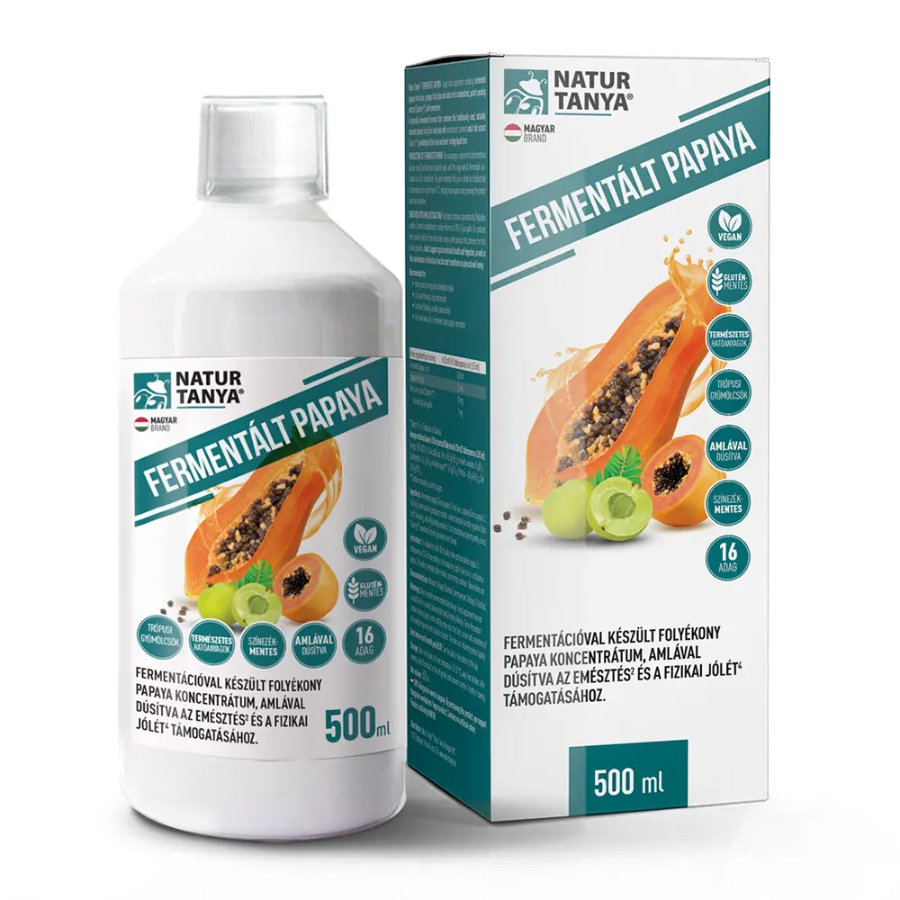 natur-tanya-papaya-koncentratum-500ml.webp Natur Tanya Fermentált Papaya koncentrátum - 500ml