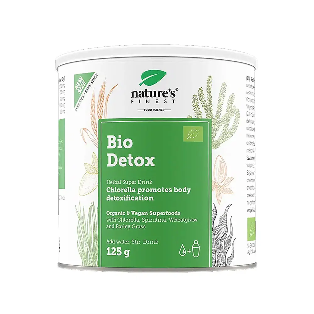 natures-finest-bio-detox-italpor.webp Nature's Finest Bio Detox Mix italpor a méregtelenítés támogatására - 125g