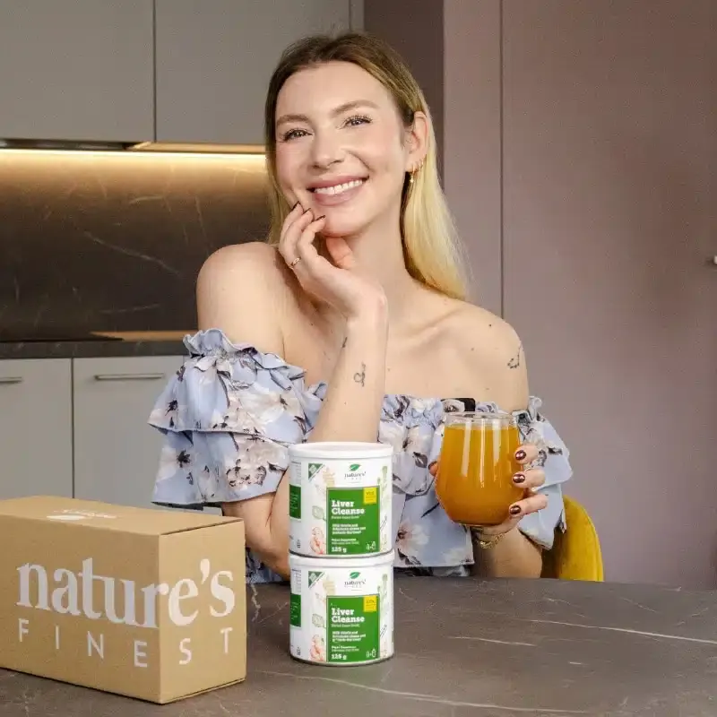 Nature's Finest Liver Cleanse italpor a májműködés támogatására - 125g