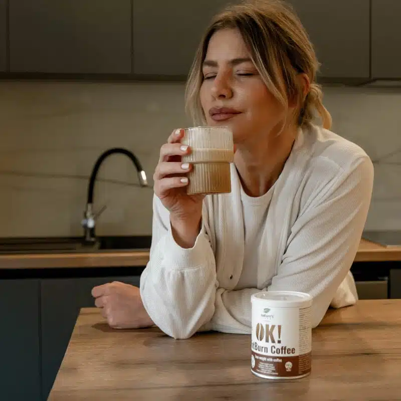 Nature's Finest OK! FatBurn Coffee kávéital az étvágy és fáradtság csökkentésére - 150g