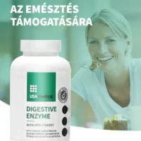 usa-medical-emesztoenzim-kapszula.webp USA Medical Digestive Enzyme emésztőenzim keverék - 60db
