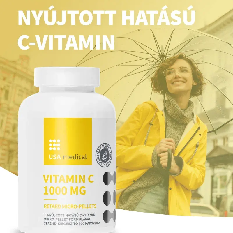 USA Medical Retard C-vitamin kapszula - 60db
