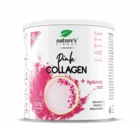 Nature's Finest Pink Collagen Latte hialuronsavval - 125g