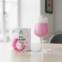 Nature's Finest Pink Collagen Latte hialuronsavval - 125g