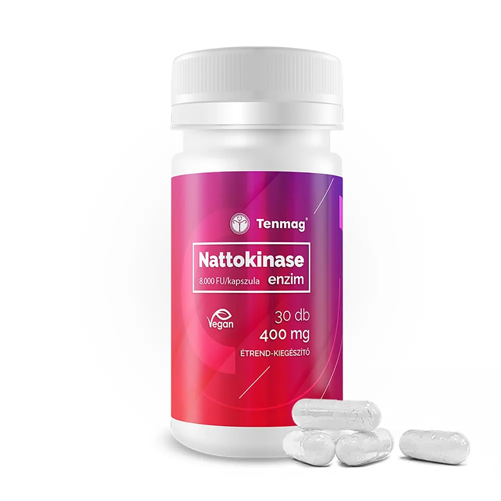 Tenmag Nattokinase enzim kapszula visszér esetére - 30db