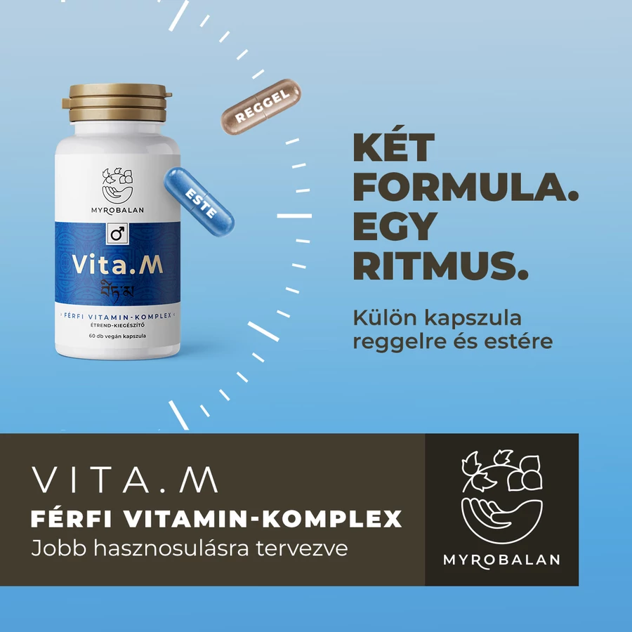 Myrobalan Vita.M férfi vitamin-komplex - 60db