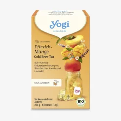 Yogi Bio Őszibarackos - mangós jeges tea - 16x2g