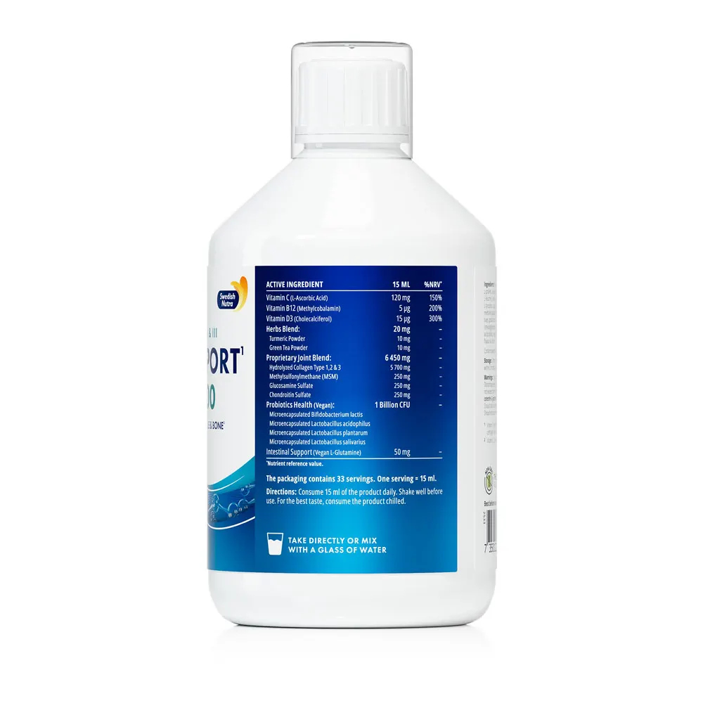 swedish-nutra-joint-support-pro-5700-osszetetel.webp Swedish Nutra Joint Support PRO 5700 ízületvédő kollagénital - 500ml