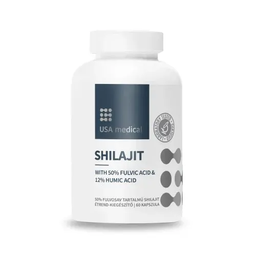 usa-medical-shilajit-kapszula.webp USA Medical Shilajit kapszula 50% fulvosav tartalommal - 60db
