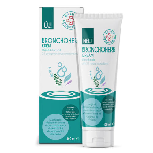 Bálint Kozmetikum Bronchoherb légzéskönnyítő krém - 100ml
