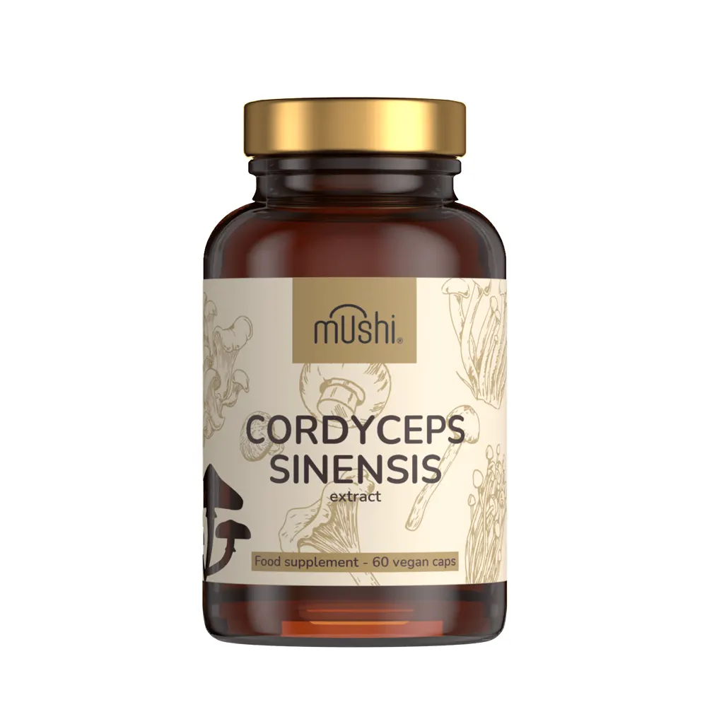 Mushi Cordyceps Hernyógomba kivonat - 60db