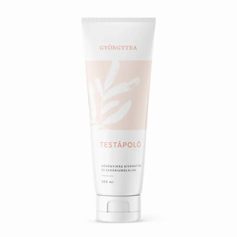 gyorgytea-kamillas-testapolo-krem.webp Györgytea Testápoló krém körömvirág kivonattal és gerániumolajjal - 200ml