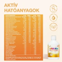 Swedish Nutra Super Kids folyékony multivitamin gyerekeknek - 500ml