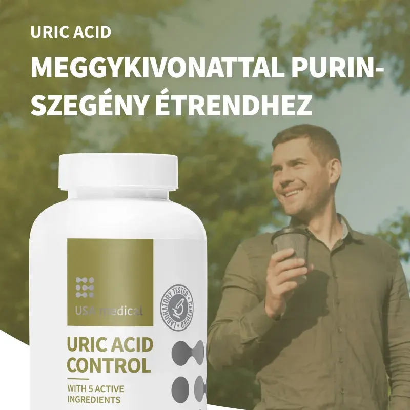 usa-medical-uric-acid-control-kapszula.webp USA Medical Uric Acid Control kapszula - 60db