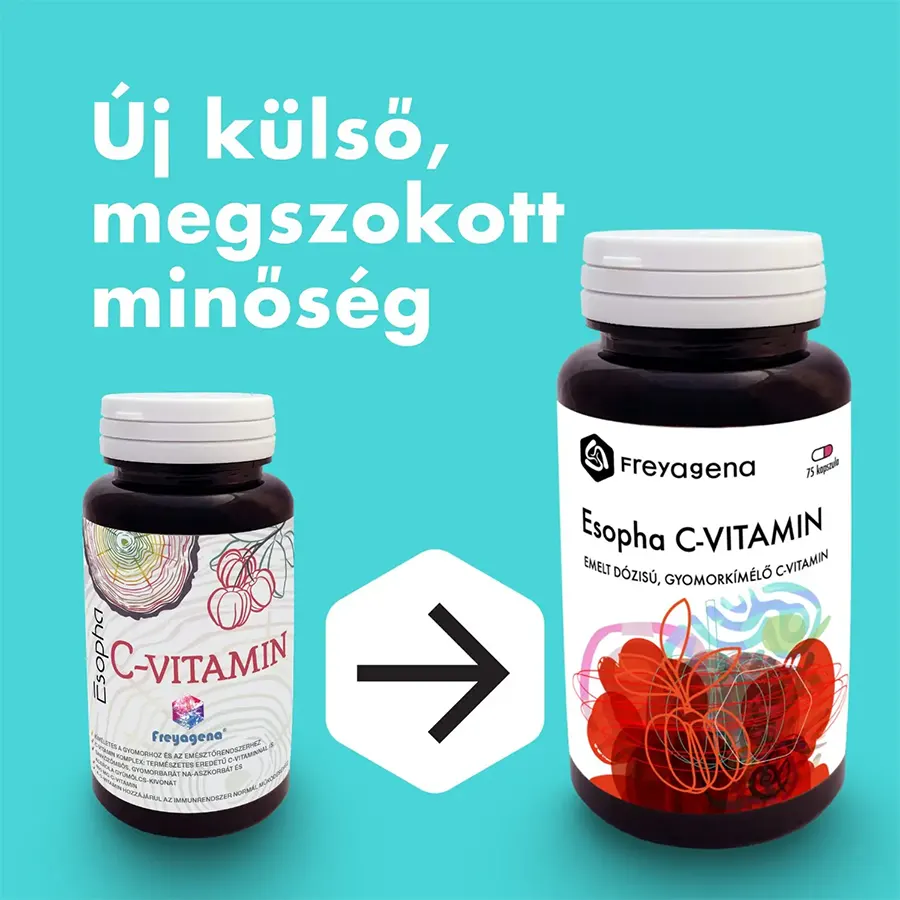 Freyagena Esopha C-vitamin kapszula - 75db
