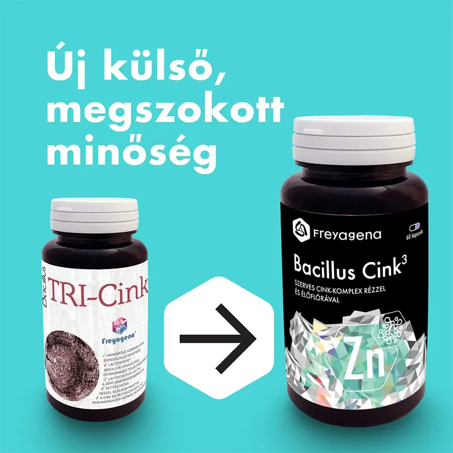 Freyagena Bacillus Cink3 kapszula  - 60db