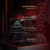 Titán Power Red étrend kiegészítő kapszula férfiaknak - 3db