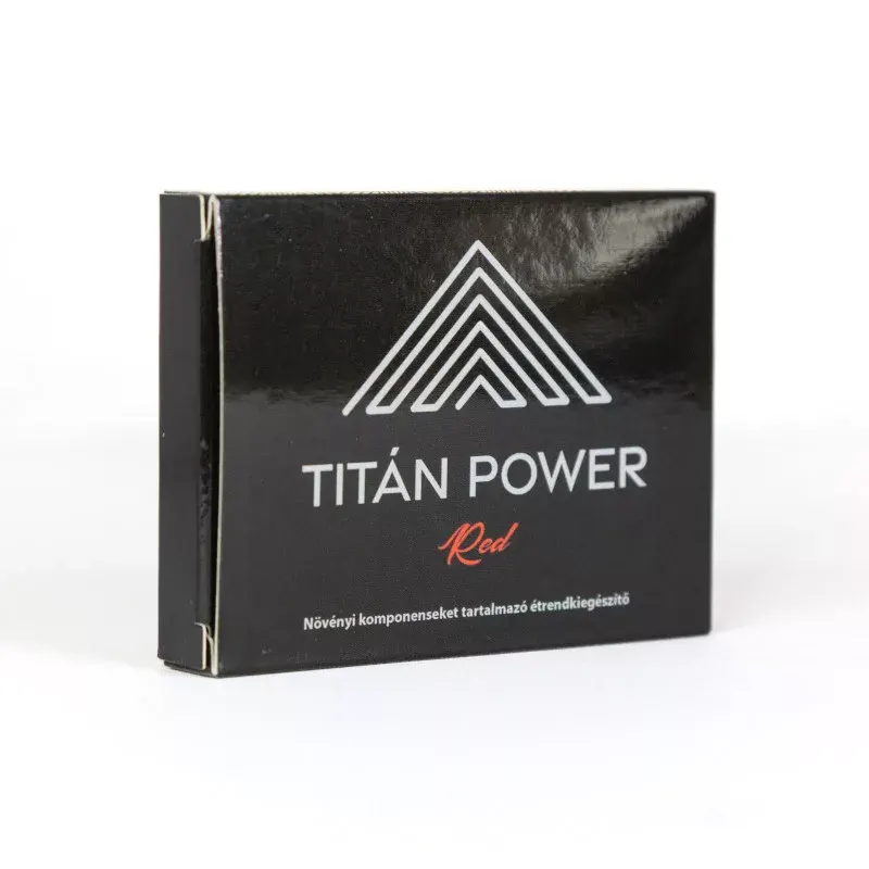 Titán Power Red étrend kiegészítő kapszula férfiaknak - 3db