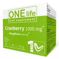 one-life-tozegafonya-kapszula.webp One Life Vitality Tőzegáfonya 1000mg kapszula - 90db
